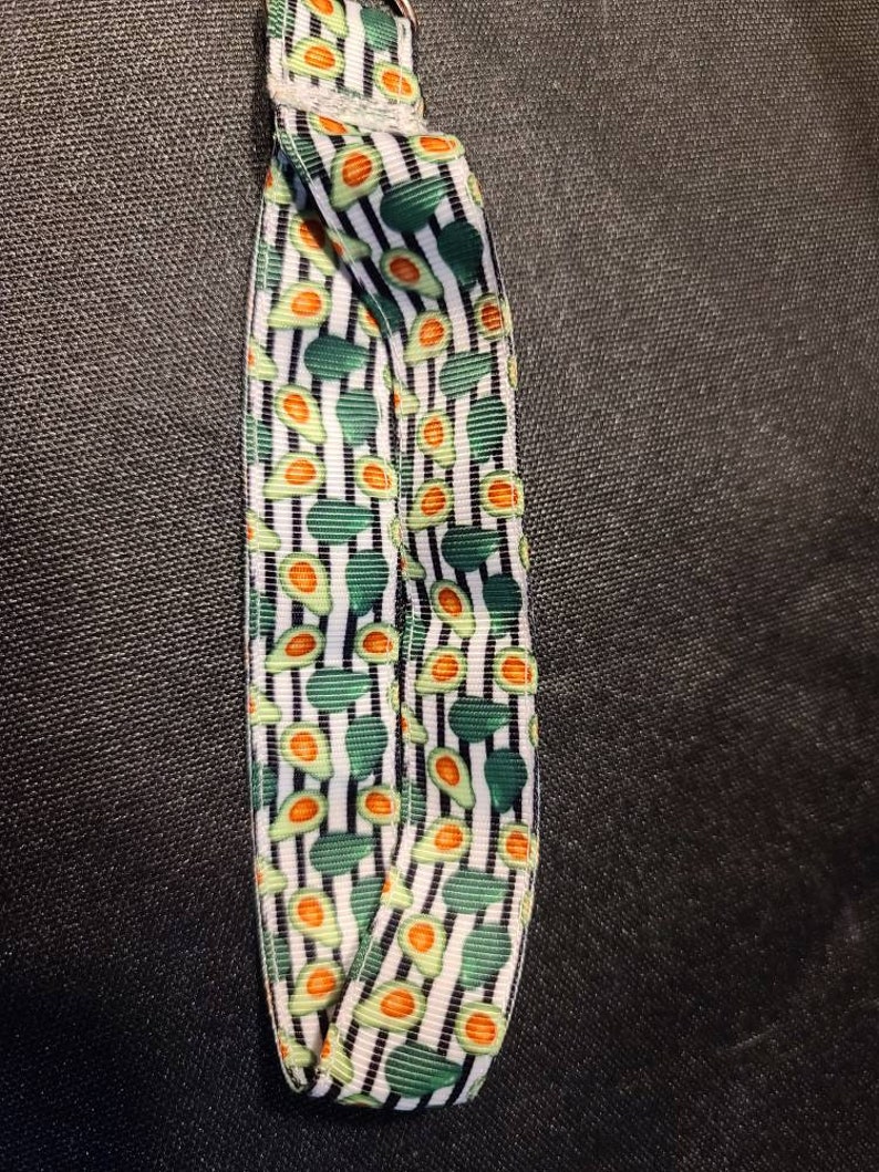 Avocados small lanyard with avocado charm