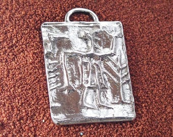 Hi Five Dog tags Pendants in Solid 925 Sterling Silver