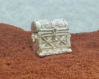 Treasure Chest, solid sterling silver box