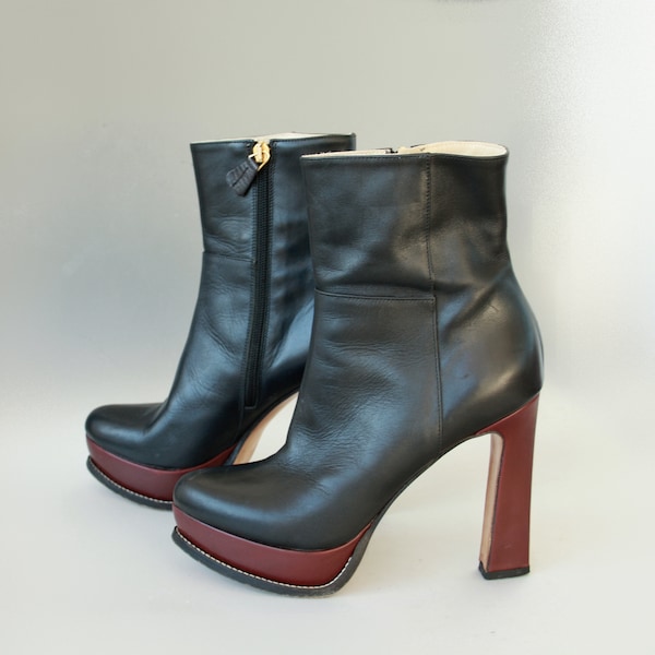 Vero Cuoio Vintage Woman Boots size EU 38, US 7, UK 5