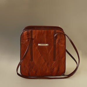 Vintage Leather Handbag Brown
