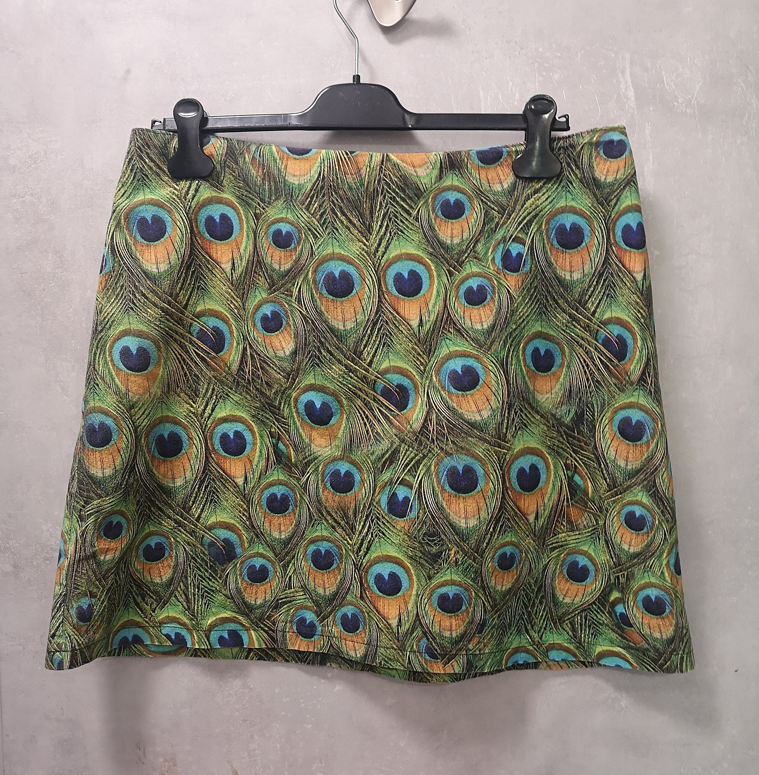 Peacock Pencil Skirt – Hannah Stone