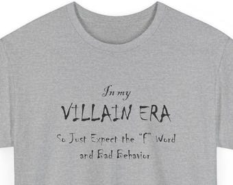 Villain Era T-Shirt  Unisex Heavy Cotton
