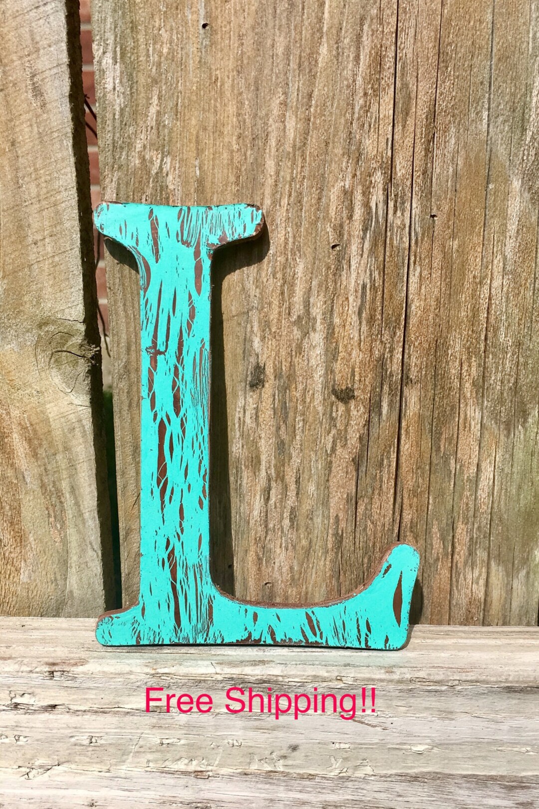 L Wooden Letter L in Hightower Font for Wall Decor in Etsy