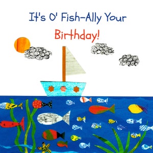 Children's Birthday Cards. 3x3 enclosure cards for boys and girls. image 2