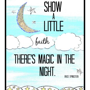 Whimsical 5x7 print.