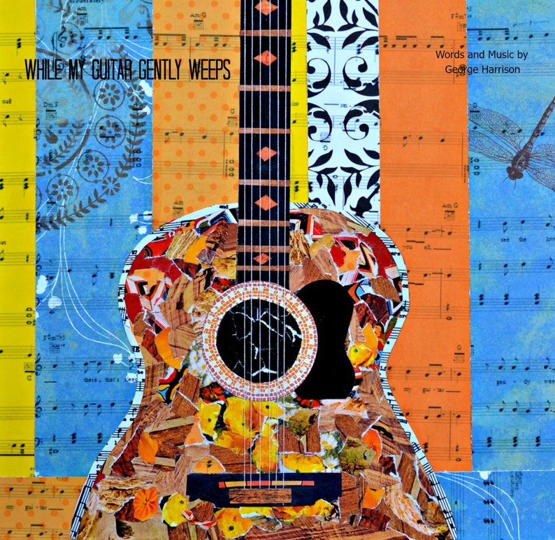 Harrison Lyric Print. Torn Paper Print. Etsy