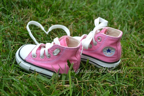 little girls pink converse