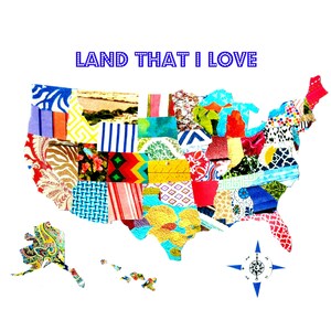 Magazine Collage USA Map Poster: Colorful Classroom Decor (11.5x17 inch)