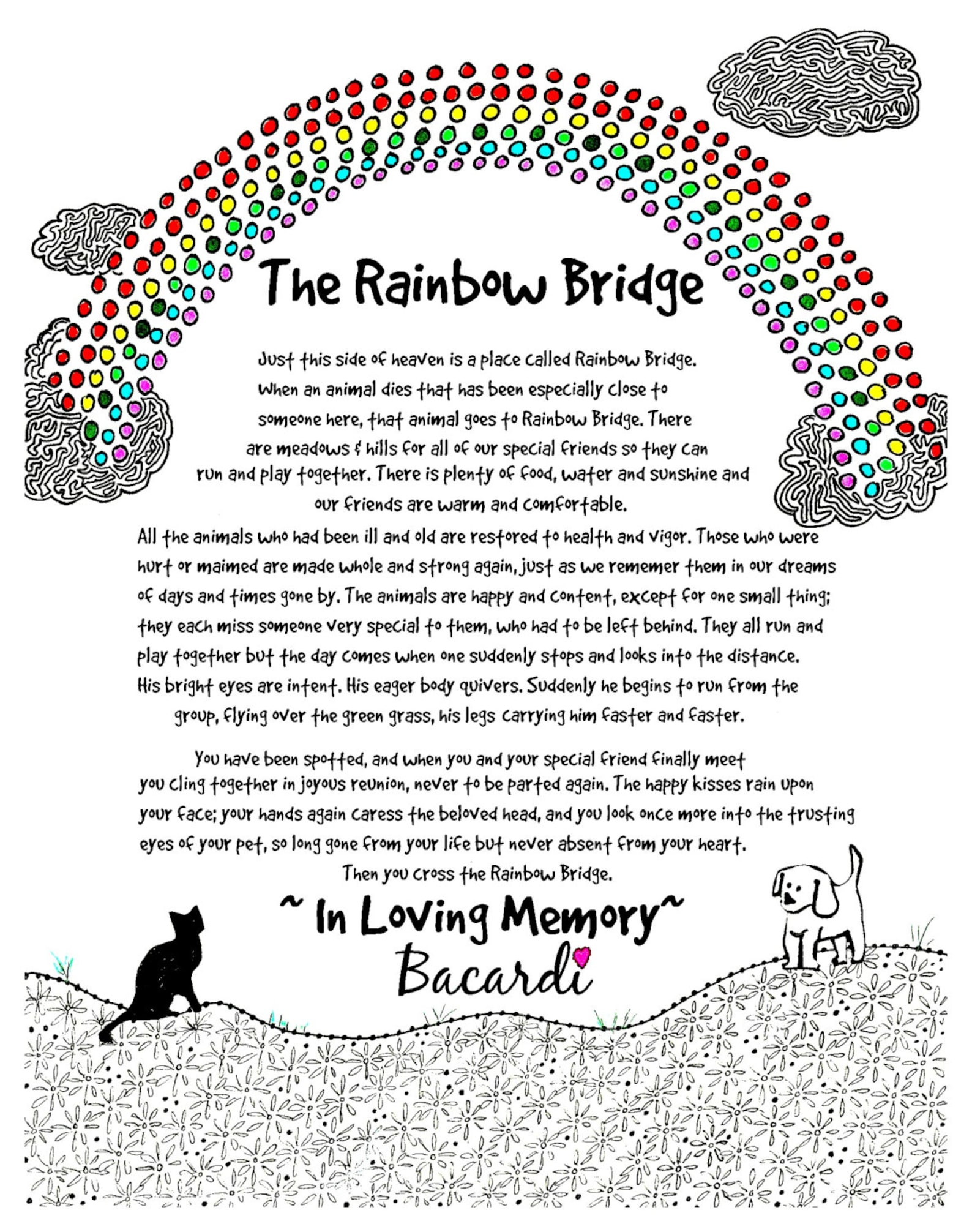 journey over the rainbow bridge