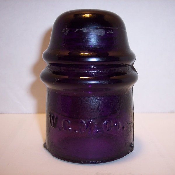 CD 121 W.G.M.Co. Purple Insulator