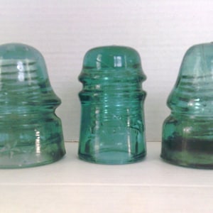 K-431 Three Nice Antique Insulators 9/24