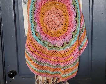 Hand crocheted with love Mandela Vest