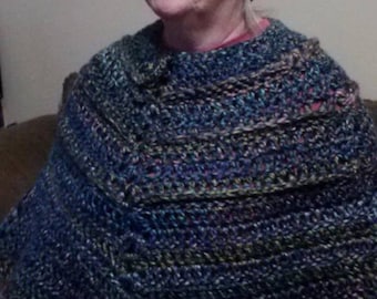 Crocheted "Stained Glass" Poncho