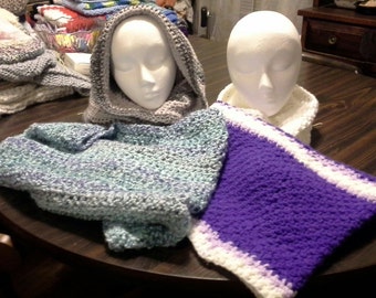 Collection of Convertible Hooded Cowls