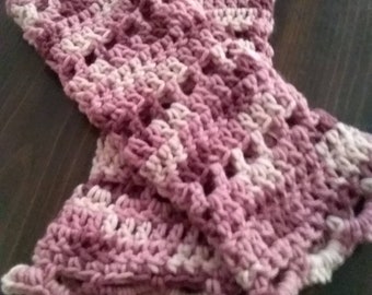 Rose varigated long fingerless gloves