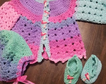 Flamingo Baby Layette Set