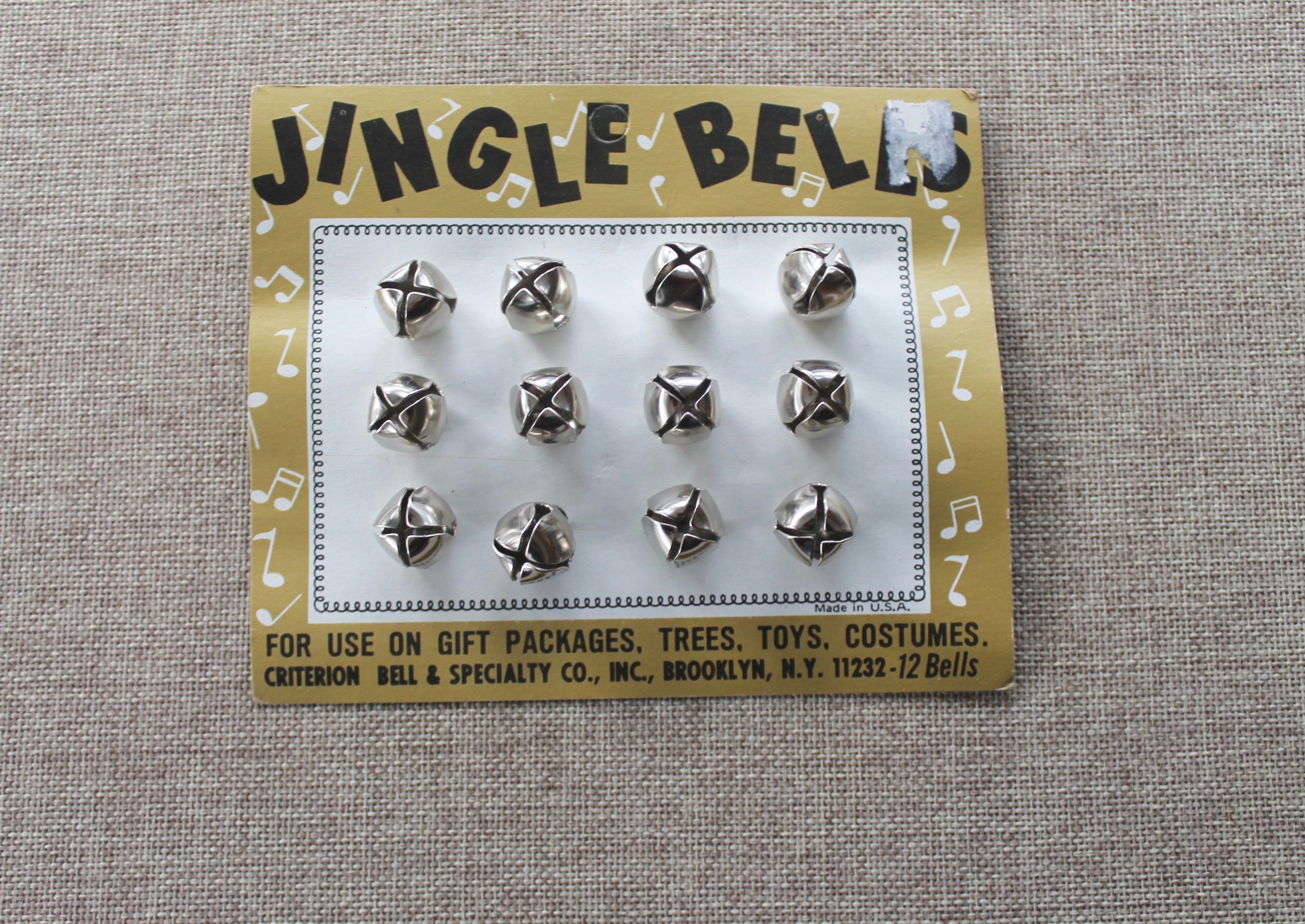 1 inch 25mm Silver Craft Jingle Bells Bulk 100 Pieces