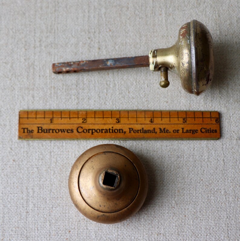 Vintage Mixed Lot of 2 Metal Door Knobs Vintage Door Knob Etsy