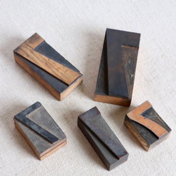 Vintage Wood Letterpress Block Number 7 - SOLD INDIVIDUALLY, Vintage Wooden Letterpress Number Seven, Vintage Typeset Number 7