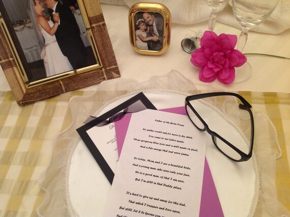 Father Of The Bride Speech Wedding Speech Mother Of The Etsy