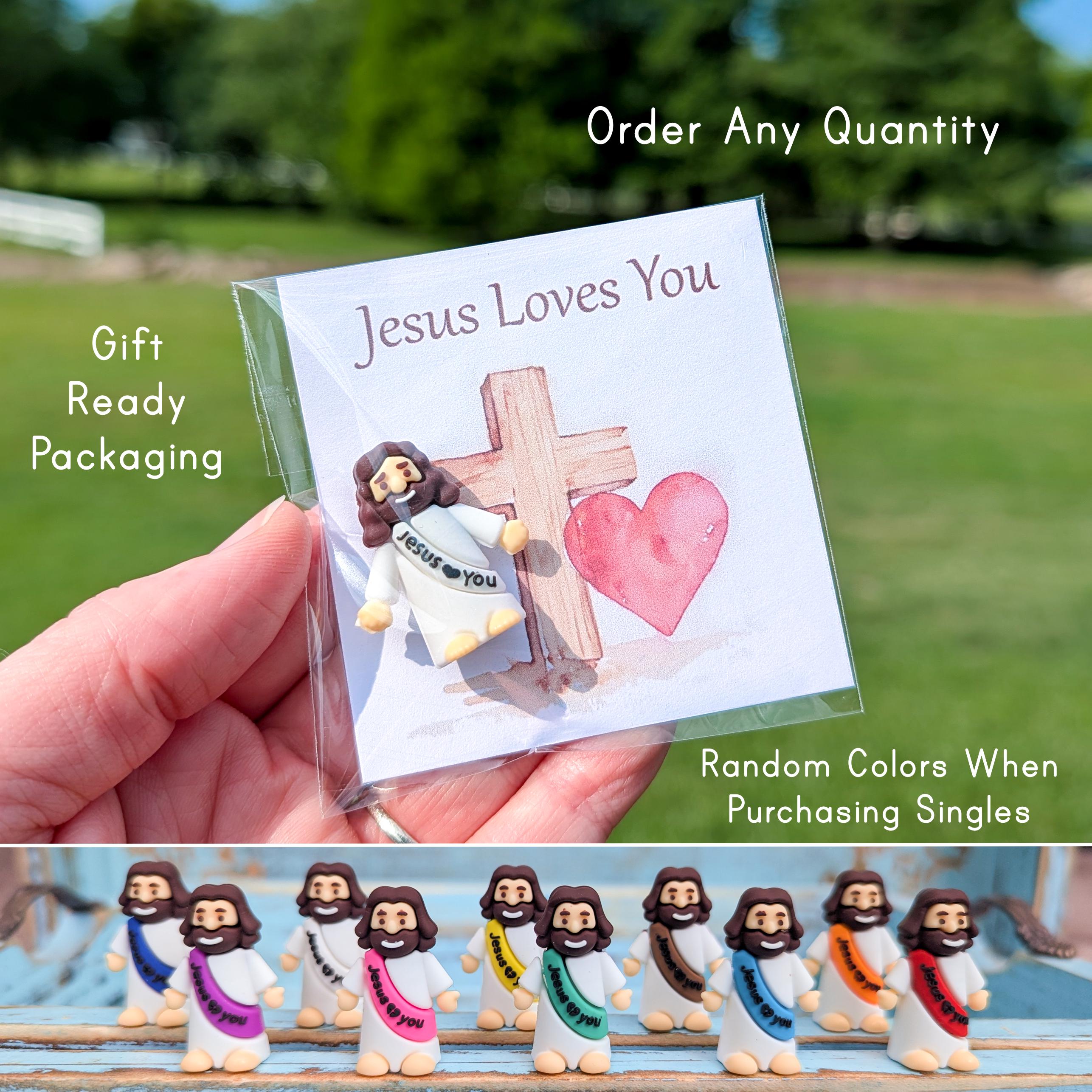Mini Jesus Pocket Hug – “jesus Loves You” Card – Christian ...