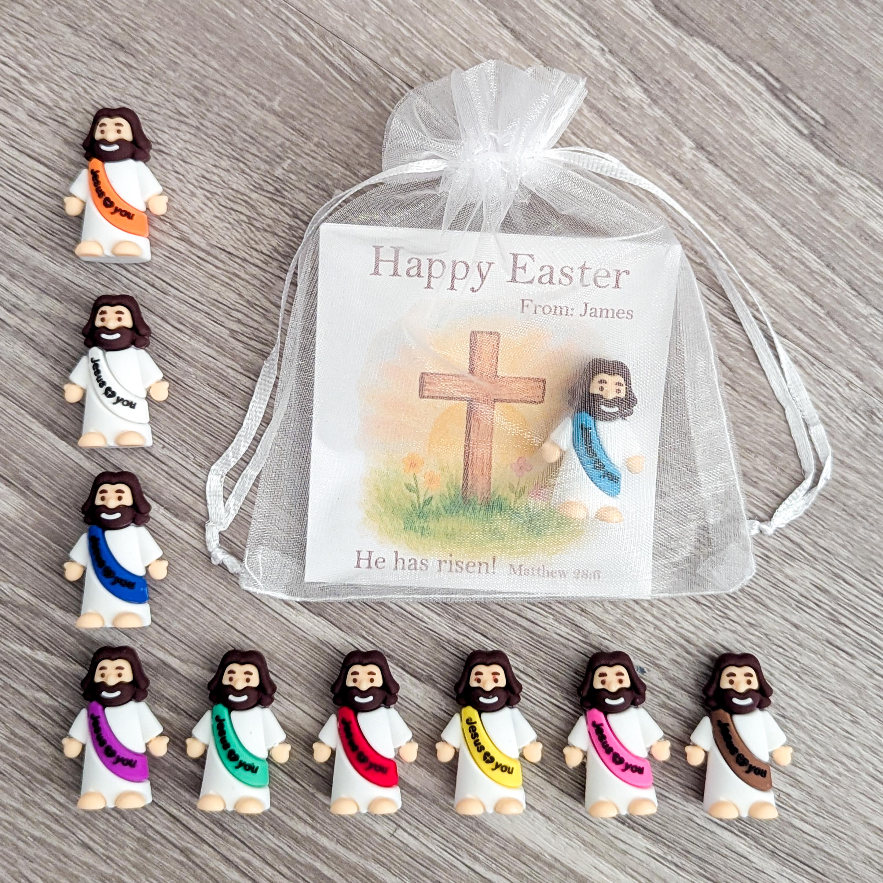 Mini Jesus Easter Gift Set – Pack of 10 • Customizable Card • Christian ...
