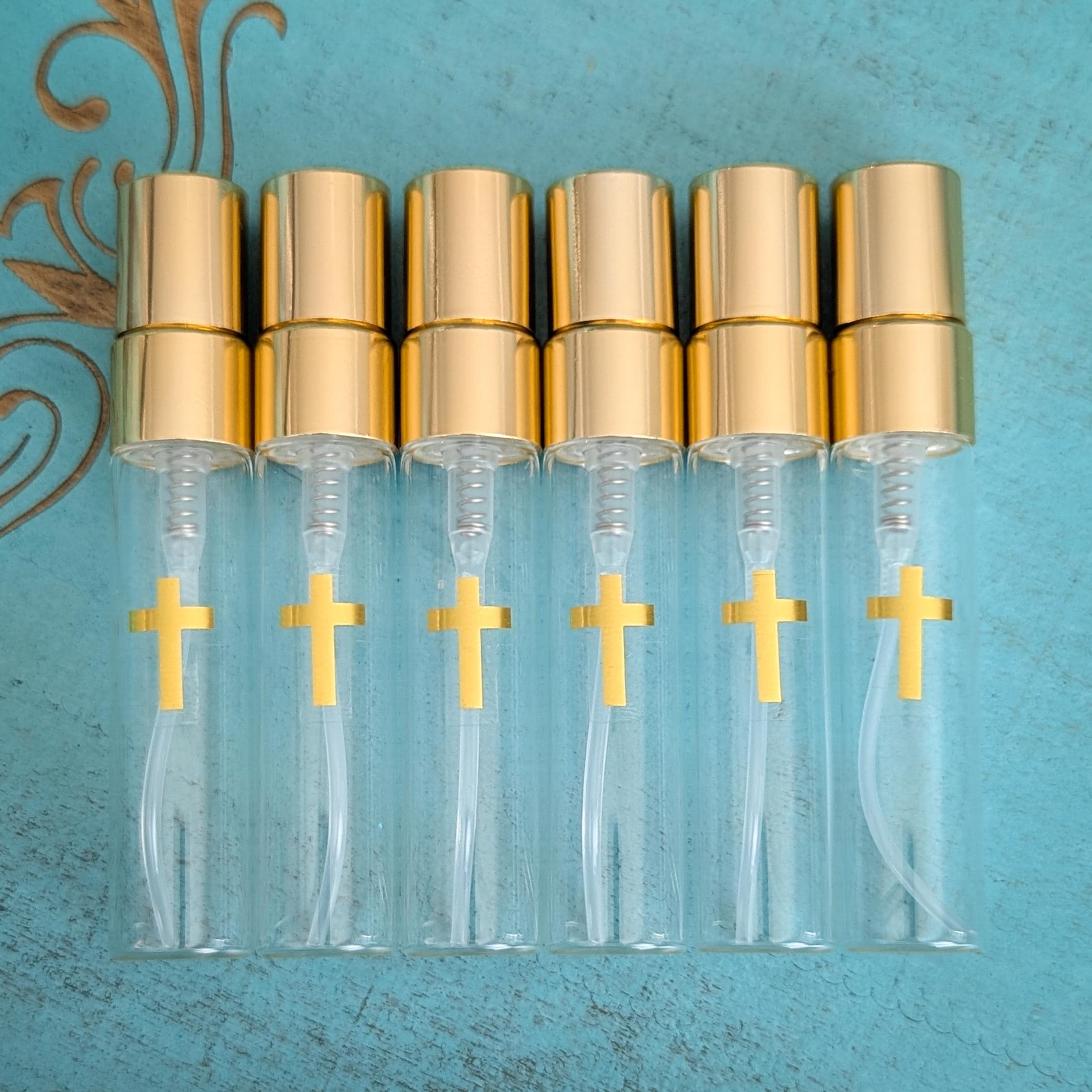 First Communion Favors - Set of 6 Holy Water Spray Bottle With ...