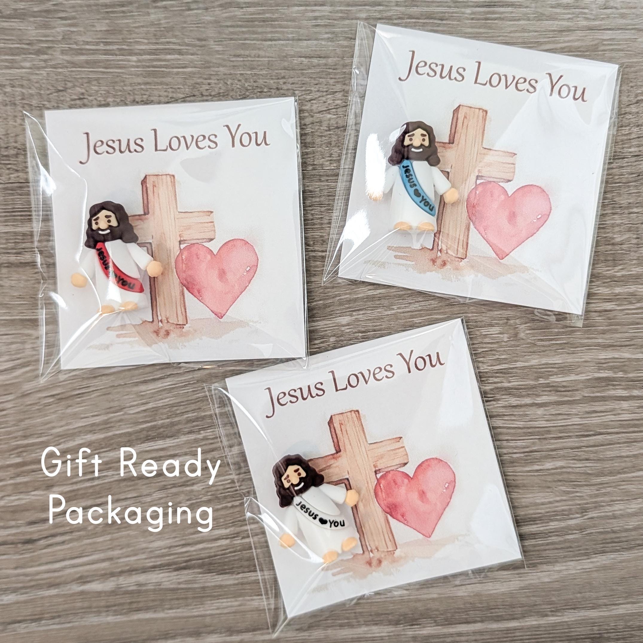 Mini Jesus Pocket Hug – “jesus Loves You” Card – Christian ...