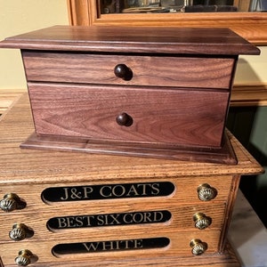 DMC Wooden Collectors Box Includes 1x Skein of All 500 Stranded