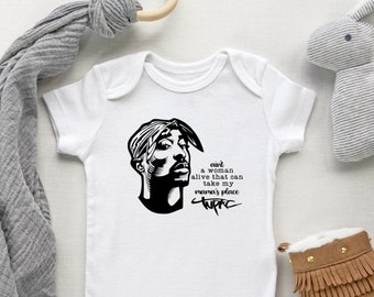2pac baby onesie