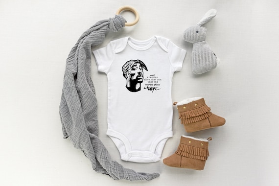 2pac baby onesie