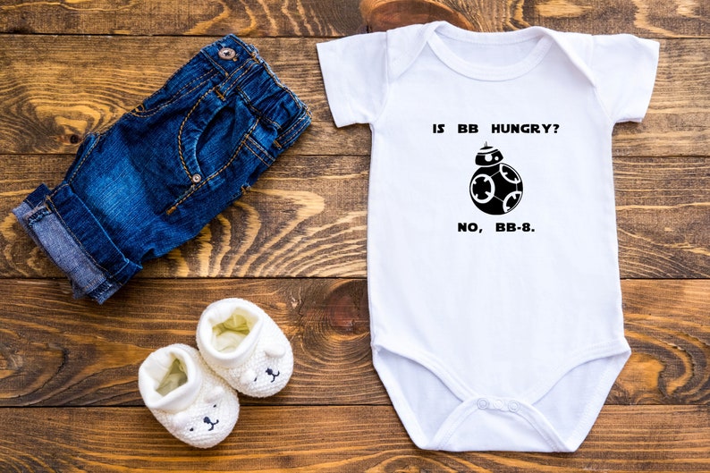 BB-8! baby onesie\u00ae Star Wars Is BB Hungry? No onesie\u00ae