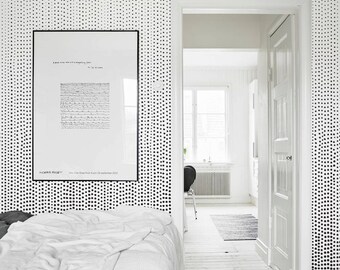 Polka dot wallpaper | Etsy