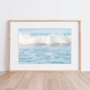 Crashing Waves Art Print | Crashing Waves Art | Pastel Waves | Soothing Waves | Breaking Waves Art | Breaking Wave Art Print | Ocean Waves