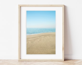 Beach Print | Ocean Photography | Beach Prints | Pacific Ocean | Los Angeles Beach Prints | Beach Decor | Sailboat Print | Venice Pier |