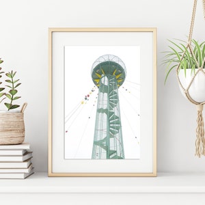 Bruce Goff Print | Bruce Goff Play Tower | Architectual Print | Architect Gift | Midcentury Architecture | Architectural Print