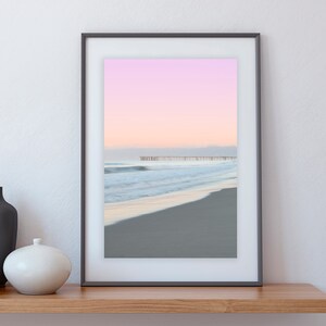 Venice Beach Pier Print | Pink Sunrise Beach | LA Photography | Venice Beach Print | Ocean Photography | Beach Photography | Beach Gift