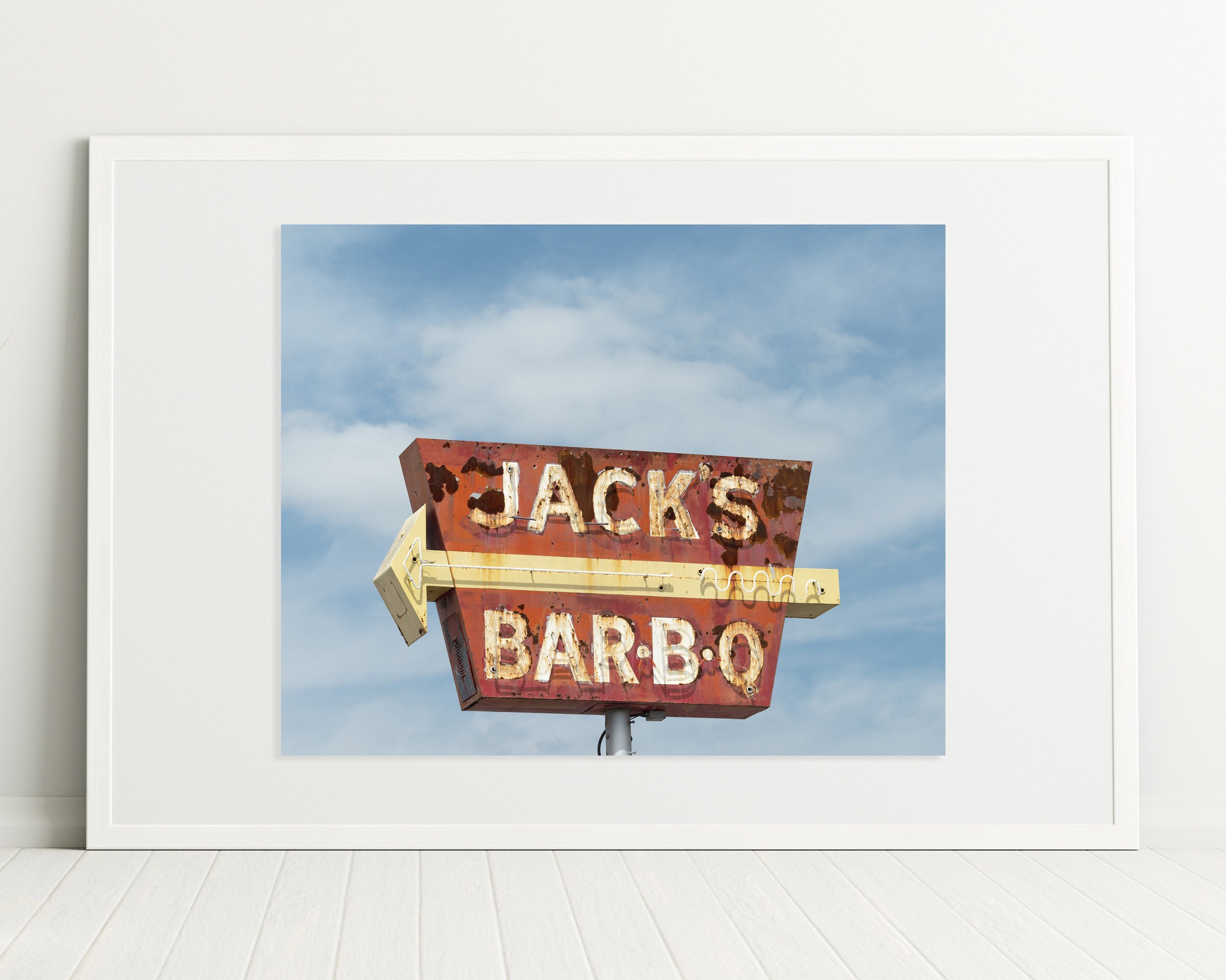 Jack Shack Sign BBQ Sign: Jack's BBQ Sign Vintage Style Art Print, Man Cave Decor - Etsy
