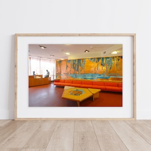 Frank Lloyd Wright Price Tower Lobby Print: Oklahoma Architecture