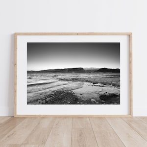 Lake Mead Print | Black White Lake Print |  Living Room Wall Decor | Black White Lake Mead | Nature Print |  Black White Lake Print |