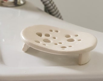 Soap Dish - White *NEW LARGER SIZE*