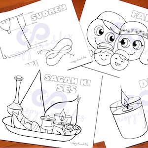 Zoroastrian coloring pages Set 2