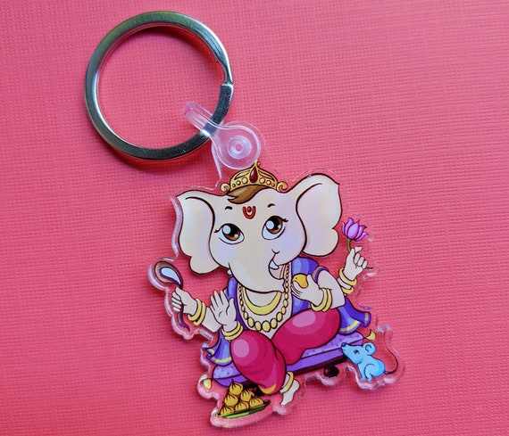 BABY Ganesha Keychain - Etsy BABY Ganesha Keychain - Etsy