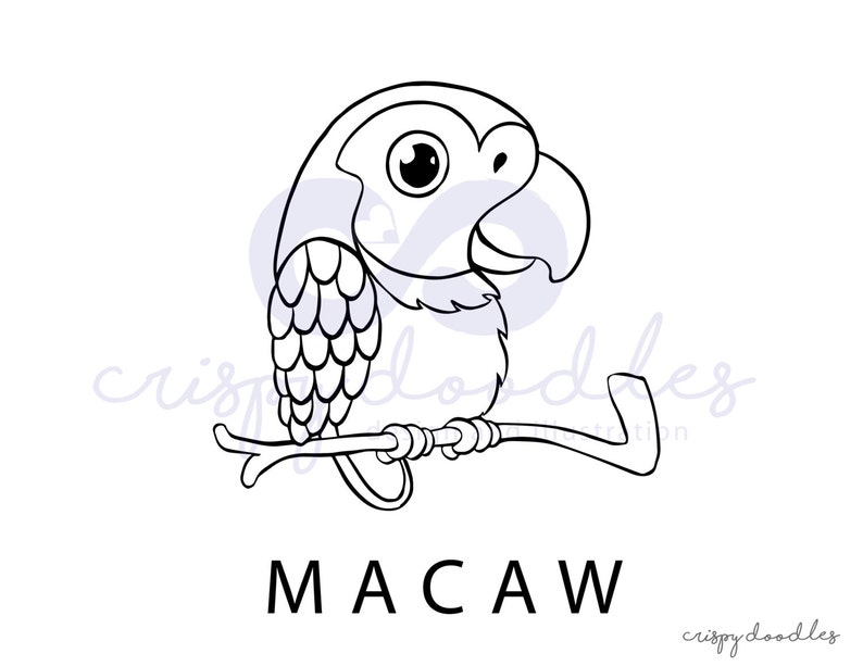 Animal Coloring Pages Kids Preschool Home School Classroom - Etsy