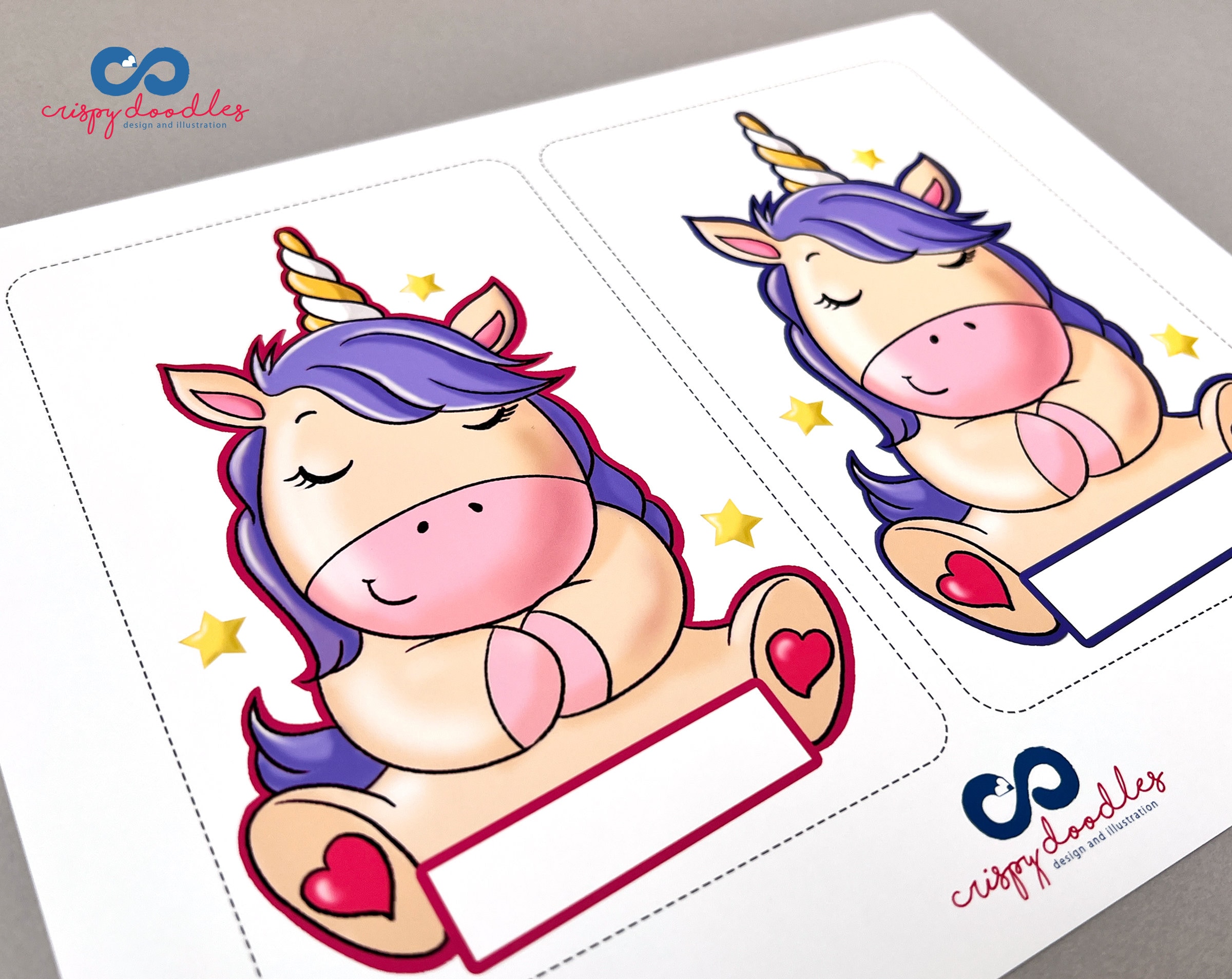 Valentines Day Unicorn Card Set, Candy Hugger, Pencil Crayon Holder ...