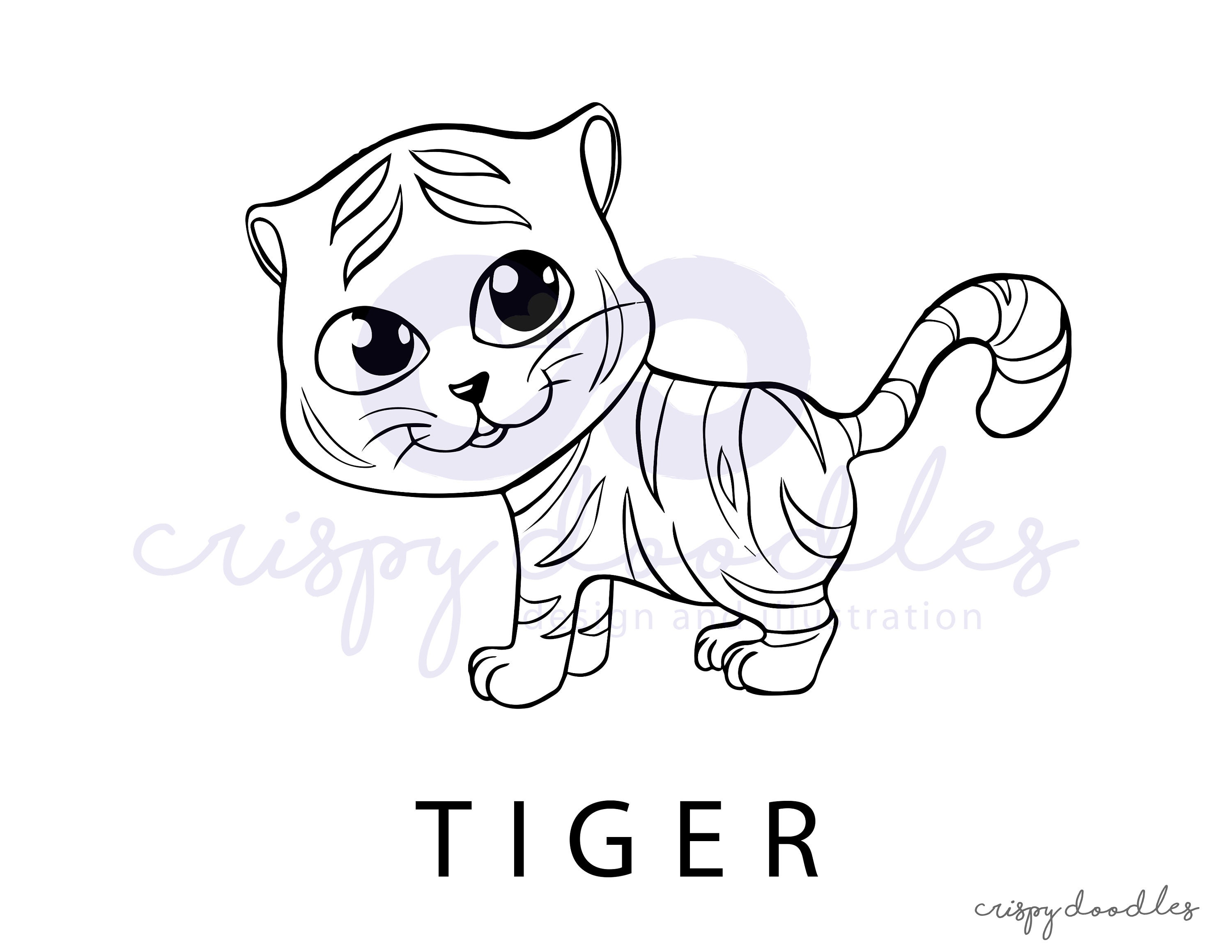 Animal Coloring Pages Kids Preschool Home School Classroom - Etsy