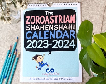 The Parsi Calendar 2022-2023 - Etsy