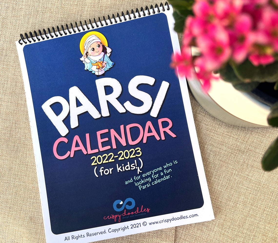 The Parsi Calendar 20222023 Etsy New Zealand