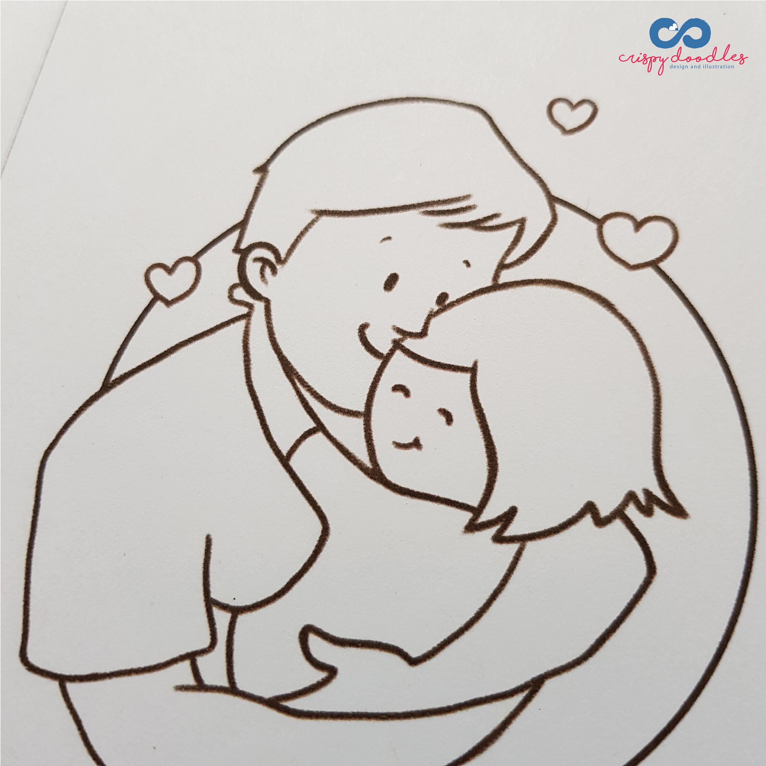 Vaderdag vouwkaart Voorschoolse activiteit - Eenvoudig doe-het-zelf  knutselen Liefde papa papa knuffels beer knuffels notitie voor papa kleur  en cadeau Instant Download - Etsy België, image size:3000x3000